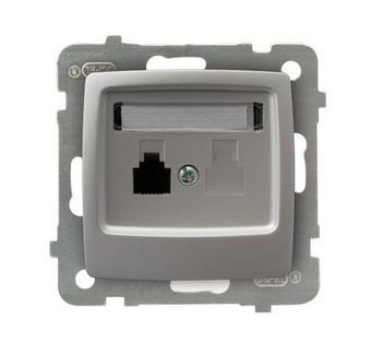 OSPEL KARO GPT-1S/m/43 Gniazdo telefoniczne pojedyncze