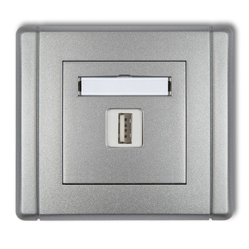 KARLIK FLEXI 7FGUSB-1  Gniazdo pojedyncze USB A-A 2.0