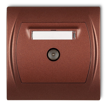 KARLIK LOGO 9LGTV-1  Gniazdo antenowe TV pojedyncze