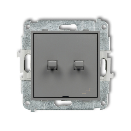 KARLIK ICON 27IWPUS-10.2 Łącznik jednobiegunowy ze schodowym (osobne zasilanie) w stylu amerykańskim