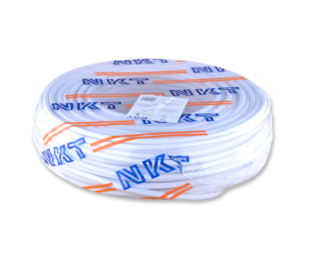 NKT Przewód Kabel instalacyjny 3x1,5 YDYżo 450/750 biały 1m 172171005C0100