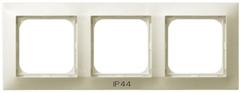 OSPEL IMPRESJA RH-3Y/27 Ramka potrójna do łączników IP-44 ecru