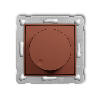 KARLIK ICON 63IRO-3 Mechanizm elektronicznego regulatora oświetlenia przyciskowo-obrotowego do współpracy z zasilaczami sterowanymi napięciem 1–10 V