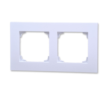 Kontakt Simon 55 line tr2/111 ramka 2-krotna biały mat