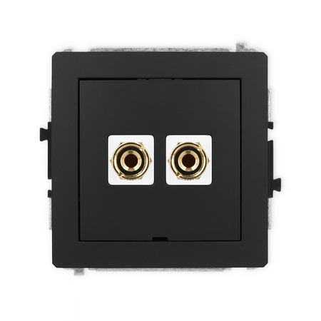 KARLIK DECO 12DGGBO-3  Gniazdo głośnikowe pojedyńcze