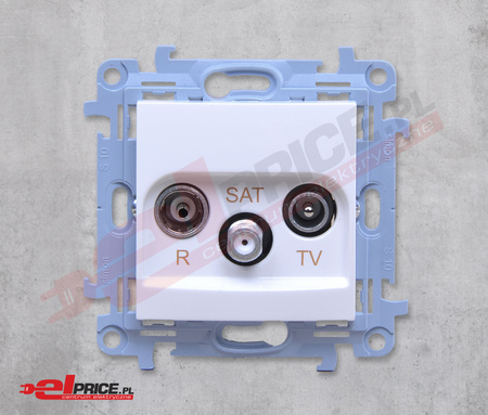 Kontakt simon 10 casp.01/11  gniazdo antenowe r-tv-sat