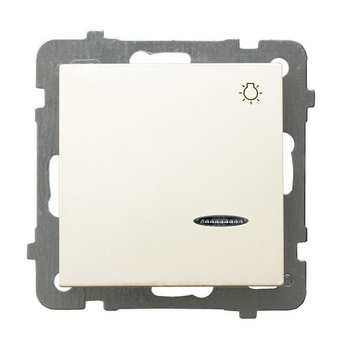 Ospel as ŁP-5GS/m/27 Łącznik zwierny "światło" z podświetleniem pomarańczowym