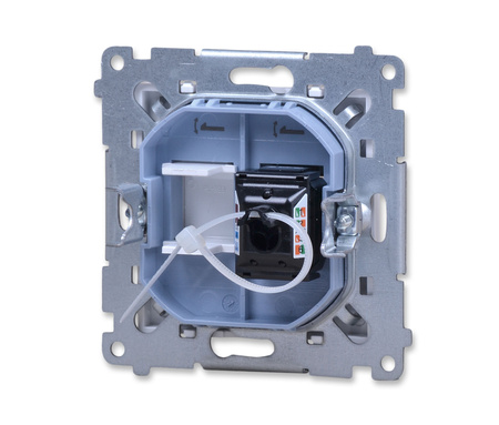 Kontakt Simon 55 t61.01/111 gniazdo komputerowe pojedyncze rj45 kat. 6e