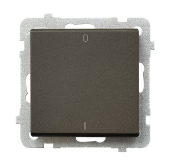 OSPEL SONATA ŁP-11R/m/40 Łącznik dwubiegunowy czekoladowy