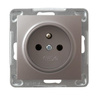 Ospel impresja GP-1YZ/m/23 Gniazdo pojedyncze z uziemieniem tytan