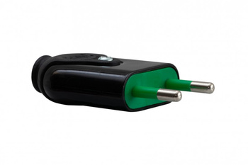 F-ELEKTRO 80001 Wtyczka płaska czarna