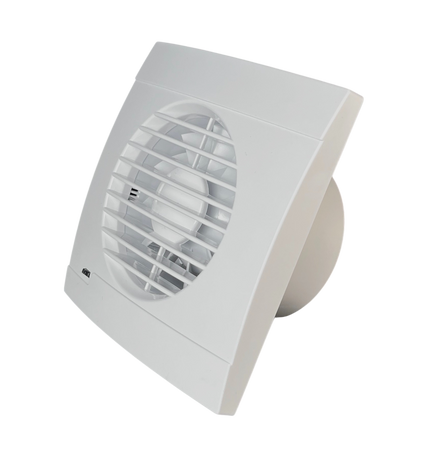 Wentylator domowy Vulkan RK100T łożysko kulkowe, wyłącznik czasowy, kontrolka LED, fi 100 mm, kolor biały