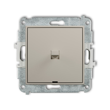 KARLIK ICON 60IWPUS-4.1 Mechanizm łącznika zwiernego, jednobiegunowego w stylu amerykańskim (jeden klawisz bez piktogramu)