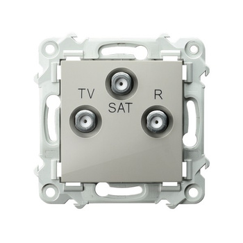 OSPEL SZAFIR GPA-ZS/m/83 Gniazdo RTV-SAT końcowe beż