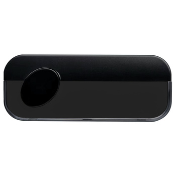 Przycisk dzwonkowy przewodowy, czarny