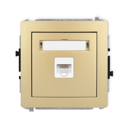 KARLIK DECO 29DGK-1 Gniazdo komputerowe pojedyńcze 1xRJ45