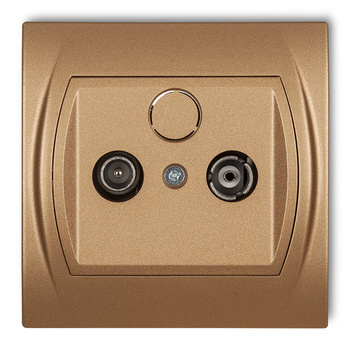 KARLIK LOGO 8LG2K  Gniazdo abonenckie RTV końcowe 2dB