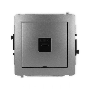KARLIK DECO 11DGUSBBO-7  Gniazdo pojedyńcze  1xUSB C-C