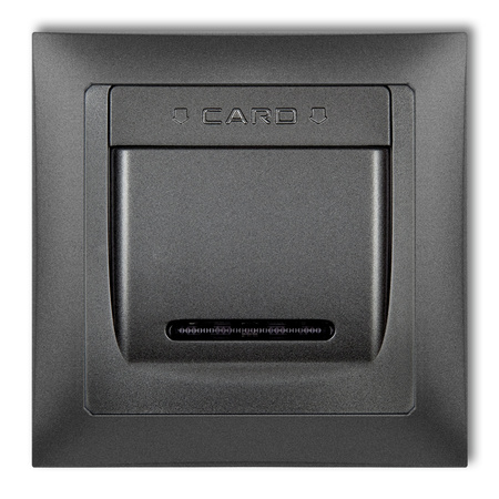 KARLIK DECO 11DSHSO-1 Łącznik hotelowy z ramką uniwersalną pojedynczą z tworzywa DECO Soft