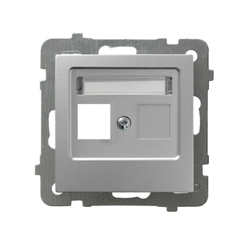 OSPEL AS GPK-1G/p/18 Obudowa gniazda pojedynczego typu Keystone prosta