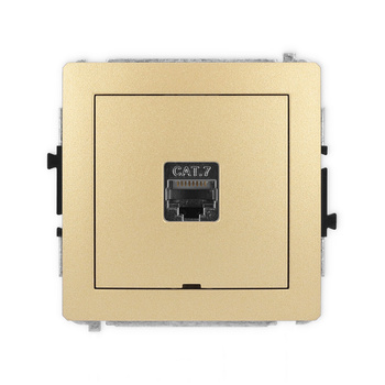 KARLIK DECO 29DGKBO-9  Gniazdo komputerowe pojedyńcze  1xRJ45