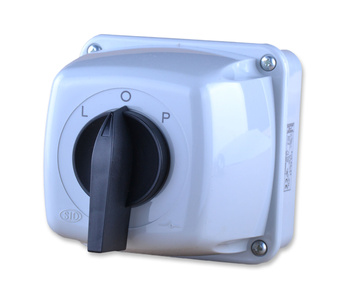 Elektromet 924029 wyłącznik 3-fazowy lewo-prawo 40a