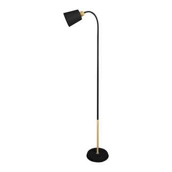 GRACE 1P, lampa podłogowa, E27, max. 18W, 160 cm, czarna