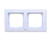 OSPEL AS RH-2G/00 Ramka podwójna do łączników IP44 biały