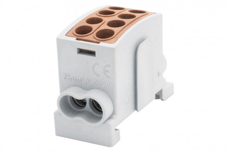 F-ELEKTRO F2.0356 Zacisk HLK 100A-2 (1x25,1x16 / 1x25,1x16)-brązowy