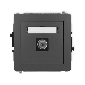 KARLIK DECO 28DGTV-1  Gniazdo antenowe pojedyńcze  TV