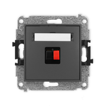 KARLIK ICON 28IGG-1  Gniazdo głośnikowe pojedyńcze