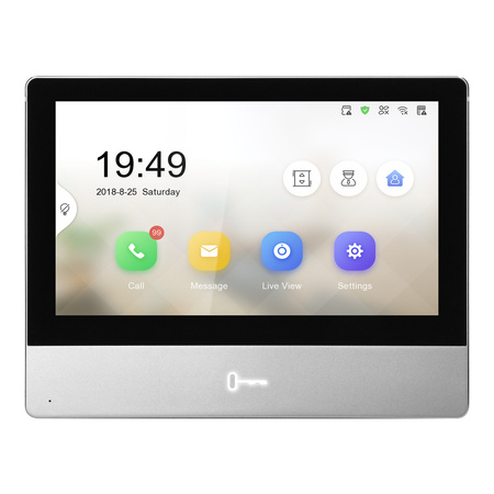 HIKVISION DS-KH8350-WTE1 monitor 7" dotykowy WiFi/IP dedykowany do współpracy ze stacjami zewnętrznymi Hikvision II generacji