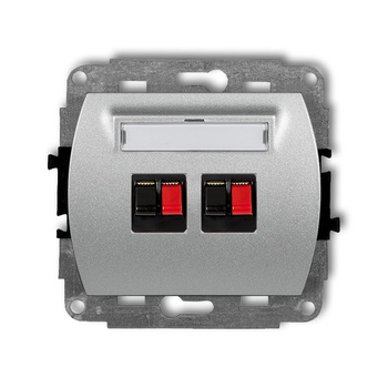 KARLIK TREND 7GG-2  Gniazdo głośnikowe podwójne