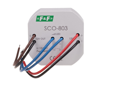 F&F Ściemniacz LED 12V SCO-803 , ściemniacz do ledów