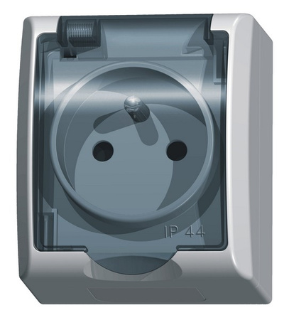 Ospel fala GNH-1HZ/00/d Gniazdo natynkowe bryzgoszczelne IP44