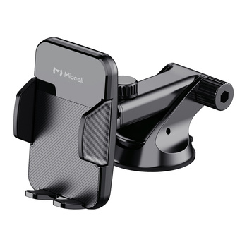 Uchwyt samochodowy Miccell VQ-CH08, szyba/kokpit, zaciskowy, czarny