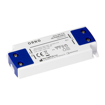 Zasilacz LED płaski, 12V DC, 15W, IP20