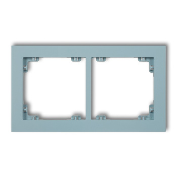 KARLIK DECO 48DR-2 Ramka uniwerstalna podwójna z tworzywa DECO Pastel Matt