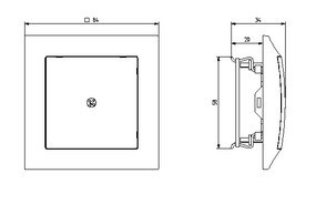 OSPEL IMPRESJA Z-1Y/m/23 Zaślepka tytan