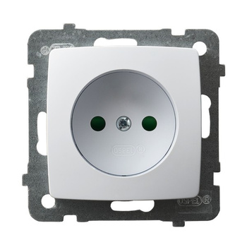 OSPEL KARO GP-1SP/m/00 Gniazdo pojedyncze z przesłonami torów prądowych