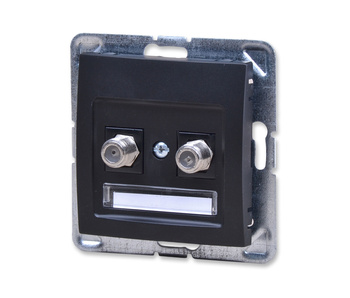 Ospel impresja gpa-2yf/m/33 gniazdo antenowe podwójne f