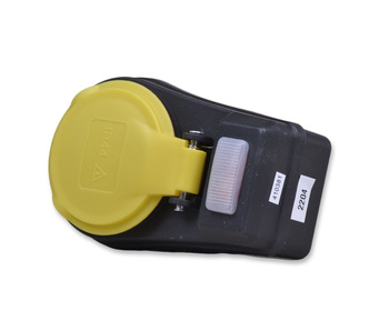 EMOS P00271 GNIAZDO HERMETYCZNE IP44 CZARNO-ŻÓŁTE ZŁODZIEJKA