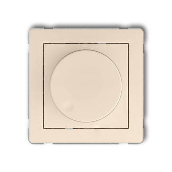 KARLIK DECO 1DRO-3 Mechanizm elektronicznego regulatora oświetlenia przyciskowo-obrotowego do współpracy z zasilaczami sterowanymi napięciem 1–10 V