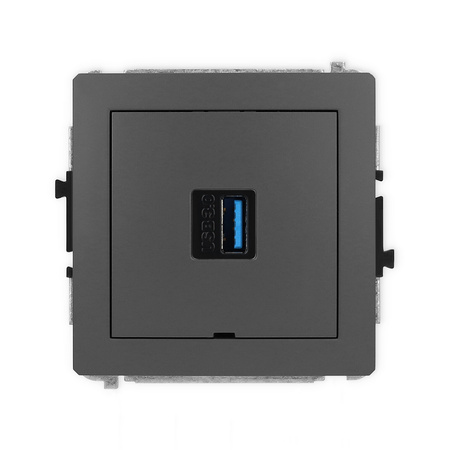 KARLIK DECO 28DGUSBBO-5  Gniazdo pojedyńcze  USB A-A 3.0