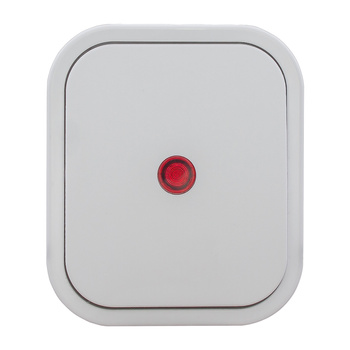 Łącznik n/t schodowy B2, 10A, 250V, IP54, WNT-5B2, biały