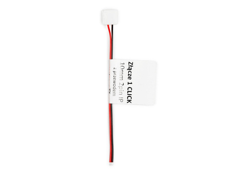 LED line® złączka do taśm LED wodoodpornych CLICK CONNECTOR pojedyncze 10 mm 2 PIN z przewodem