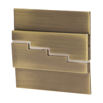 LYNX LED 1,2W, oprawa schodowa natynkowa, 12V DC, 100lm, 6000K, mosiądz