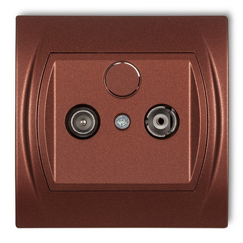 KARLIK LOGO 9LG2K  Gniazdo abonenckie RTV końcowe 2dB