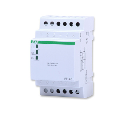 F&F PF-431 AUTOMATYCZNY PRZEŁĄCZNIK FAZ PRZEKAŹNIK