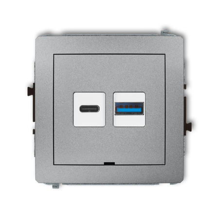 KARLIK DECO 7DCUSBBO-8 Ładowarka USB podwójna USB C + USB A